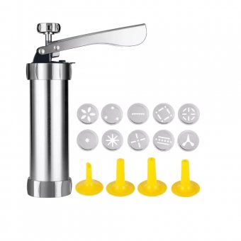 Aparat pentru facut fursecuri si biscuiti , 10 forme, Aluminiu 