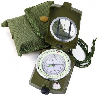 Busola militara metalica AR10, Army Green