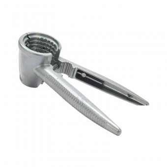 Cleste metal pentru spart nuci 2 in 1, argintiu