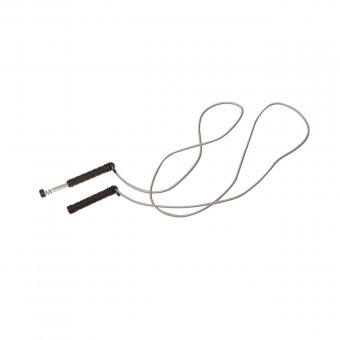 Coarda Fitness metalica, greutati incorporate in maner, 3 m