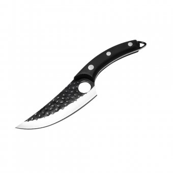 Cutit profesional universal, otel carbon, Full Tang, 27 cm, husa inclusa, negru