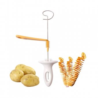 Dispozitiv pentru spiralat sau modelat cartofi, 24 cm, tepuse inox