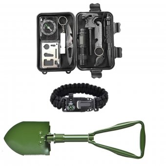 Kit supravietuire multifunctional 14 piese, Army M14