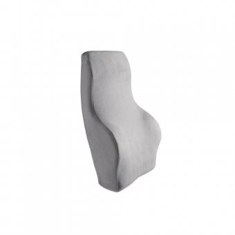 Perna anatomica spate 45x38x11 cm, gri, spuma cu memorie