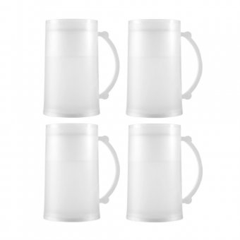 Set 4 Halbe cu pereti dublii pentru congelator, 460 ml