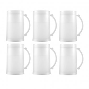 Set 6 Halbe cu pereti dubli pentru congelator, 460 ml