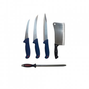 Set macelarie Nordic format din Cutit injunghiat, Cutit filetat, Cutit dezosat, Masat si Satar