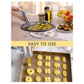 Aparat pentru facut fursecuri si biscuiti , 10 forme, Aluminiu 