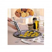 Aparat pentru facut fursecuri si biscuiti , 10 forme, Aluminiu 