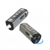 Aparat profesional cu Ultrasunete si Lanterna impotriva Cainilor Agresivi cu Functie de Dresaj XP30, Negru-Gri, incarcare USB