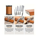 Ascutitor cutite rulant, Magnetic, 4 Granulatii 240# 400# 1000# 1500# Suport Inclinatie Magnetica Pentru Cutite 15° Si 20°
