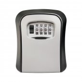 Caseta depozitare chei, cifru mecanic resetabil, dimensiune interioara 95 x 65 x 35 mm, metal, Gri/Negru, inchirieri regim hotelier