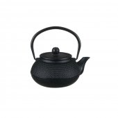 Ceainic RGB din fonta cu infuzor, 600 ml, negru