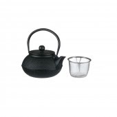 Ceainic RGB din fonta cu infuzor, 600 ml, negru