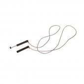 Coarda Fitness metalica, greutati incorporate in maner, 3 m