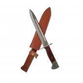 Cutit Baioneta otel 34.5 cm, husa inclusa, maner insertii lemn
