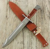 Cutit Baioneta otel 34.5 cm, husa inclusa, maner insertii lemn