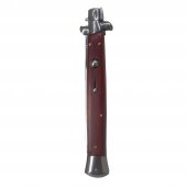 Cutit Briceag Stiletto Automat 33 cm Brown, deschidre pe buton