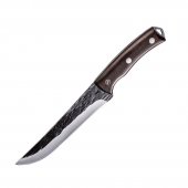 Cutit profesional Bucatar, lama forjata, otel carbon, Full Tang, 300 mm, husa inclusa