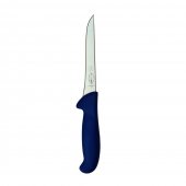 Cutit profesional pentru dezosat Dick Ergogrip, lama dreapta, rigida, 15 cm, otel inoxidabil, Albastru