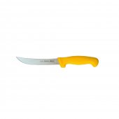 Cutit profesional pentru dezosat Tramontina, lama curbata,otel inoxidabil, 15 cm, Galben