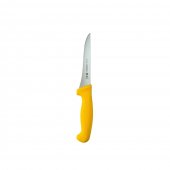 Cutit profesional pentru dezosat Tramontina, lama dreapta,otel inoxidabil, 13 cm, Galben