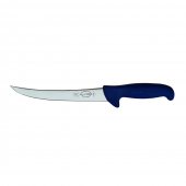 Cutit profesional pentru filetat Dick Ergogrip, lama curbata 21 cm, Albastru