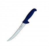 Cutit profesional pentru filetat Dick Ergogrip, lama curbata 21 cm, Albastru