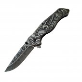 Cutit tip Briceag 20 cm, otel, full metal, Eagle, clema prindere centura