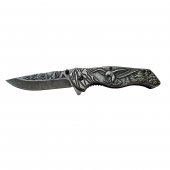 Cutit tip Briceag 20 cm, otel, full metal, Eagle, clema prindere centura