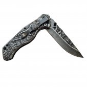 Cutit tip Briceag 20 cm, otel, full metal, Eagle, clema prindere centura