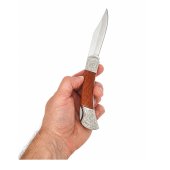 Cutit tip Briceag Carpathian Gentleman 184 mm, lama din otel, maner din lemn, pentru camping, drumetii