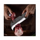Cutit tip Satar Multifunctional, Full Tang 400 g, camping/drumetie, husa inclusa