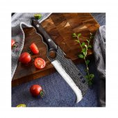 Cutit tip Satar Multifunctional, Full Tang 400 g, camping/drumetie, husa inclusa