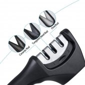 Dispozitiv ascutit cutite 3 nivele intensitate, plastic ABS, 20x4,6x7,5 cm