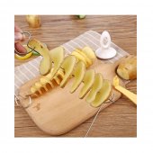 Dispozitiv pentru spiralat sau modelat cartofi, 24 cm, tepuse inox