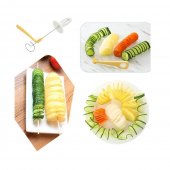 Dispozitiv pentru spiralat sau modelat cartofi, 24 cm, tepuse inox