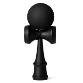 Kendama profesionala din lemn de fag, Obsidian, vopsea neagra aderenta mata, 18 cm