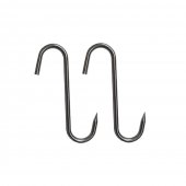 Kit Profesional macelar 5 Cutite profesionale macelarie, otel inoxidabil si 2 Carlige 10 mm inox