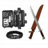 Kit supravietuire AKM 14 piese, multifunctional, camping/drumetii