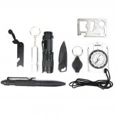 Kit supravietuire multifunctional 13 in 1 Survival SVT
