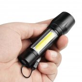 Lanterna de buzunar LED, incarcare USB, 3 faze iluminare