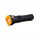 Lanterna tactica LED, incarcare USB, 5 faze iluminare, Cutter si Spargator geam incorporat