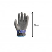 Manusa plasa inox macelari, bucatari, marime L, anti taiere