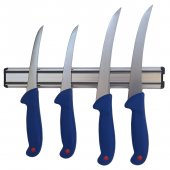 Kit macelar format din 2 Cutite profesionale pentru filetat, 2 cutite pentru dezosat si suport magnetic