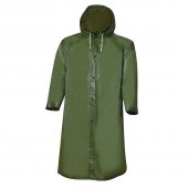 Pelerina cu gluga pentru adulti din PVC, impermeabila, marime universala, verde
