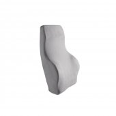 Perna anatomica spate 45x38x11 cm, gri, spuma cu memorie