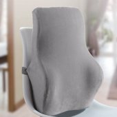 Perna anatomica spate 45x38x11 cm, gri, spuma cu memorie