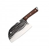 Satar bucatar CHEF-30, Full Tang, 554 g, otel carbon, maner plastic, husa neopren inclusa