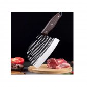 Satar bucatar CHEF-30, Full Tang, 554 g, otel carbon, maner plastic, husa neopren inclusa